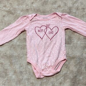 The Children's Place Pink Love Bodysuit